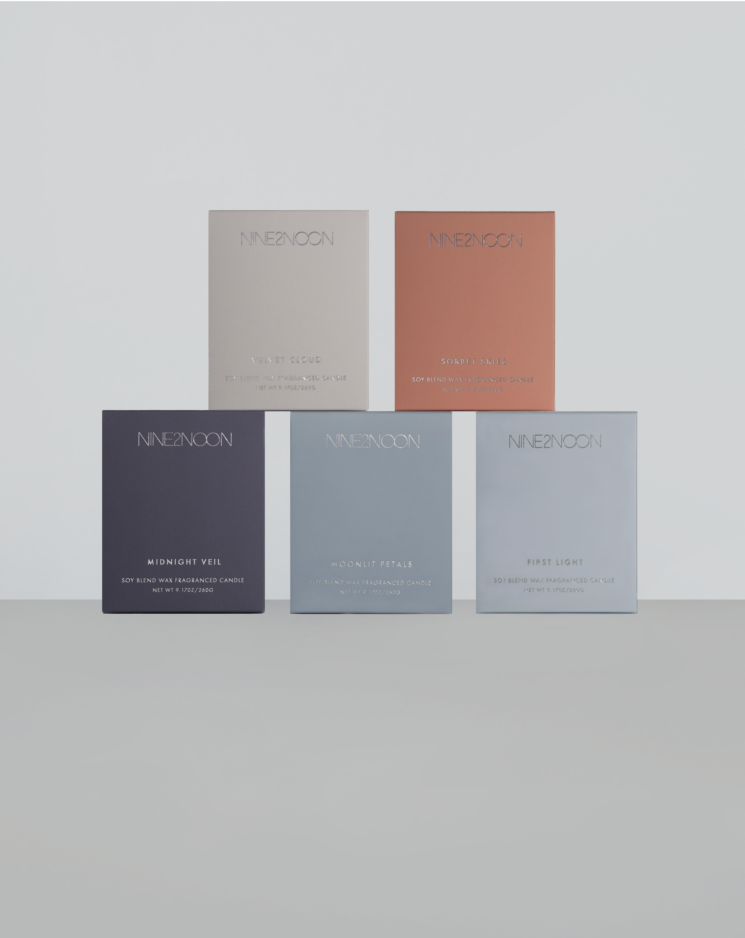 Nine2Noon Candle Set of 5