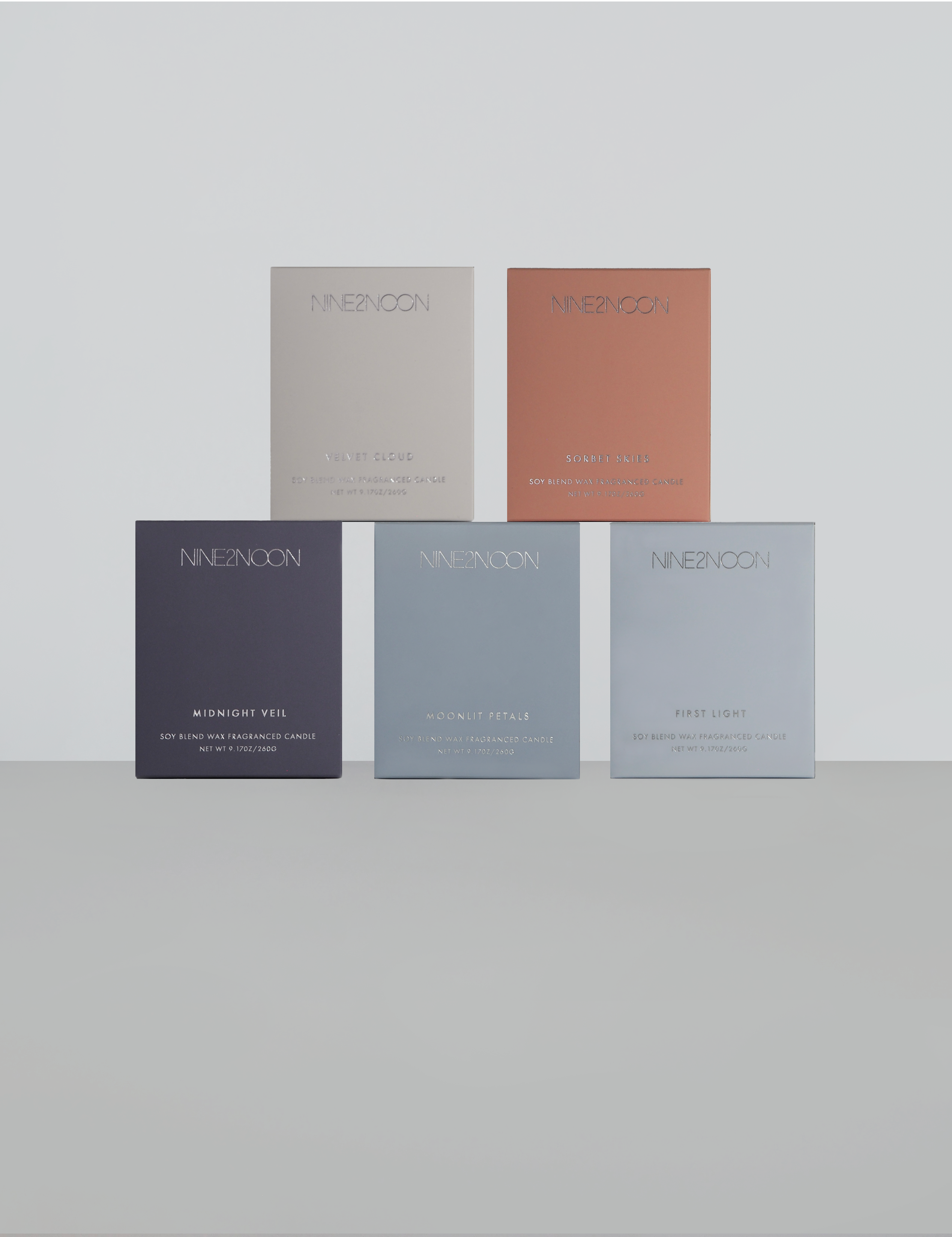 Nine2Noon Candle Set of 5